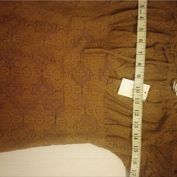 Cato lace off the shoulder knee length dress - Picture 6 of 10